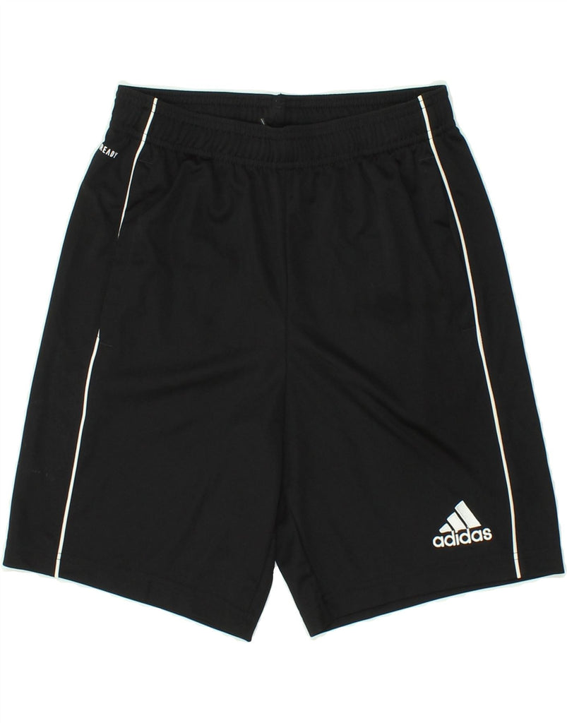 ADIDAS Boys Aeroready Sport Shorts 13-14 Years Black Polyester | Vintage Adidas | Thrift | Second-Hand Adidas | Used Clothing | Messina Hembry 