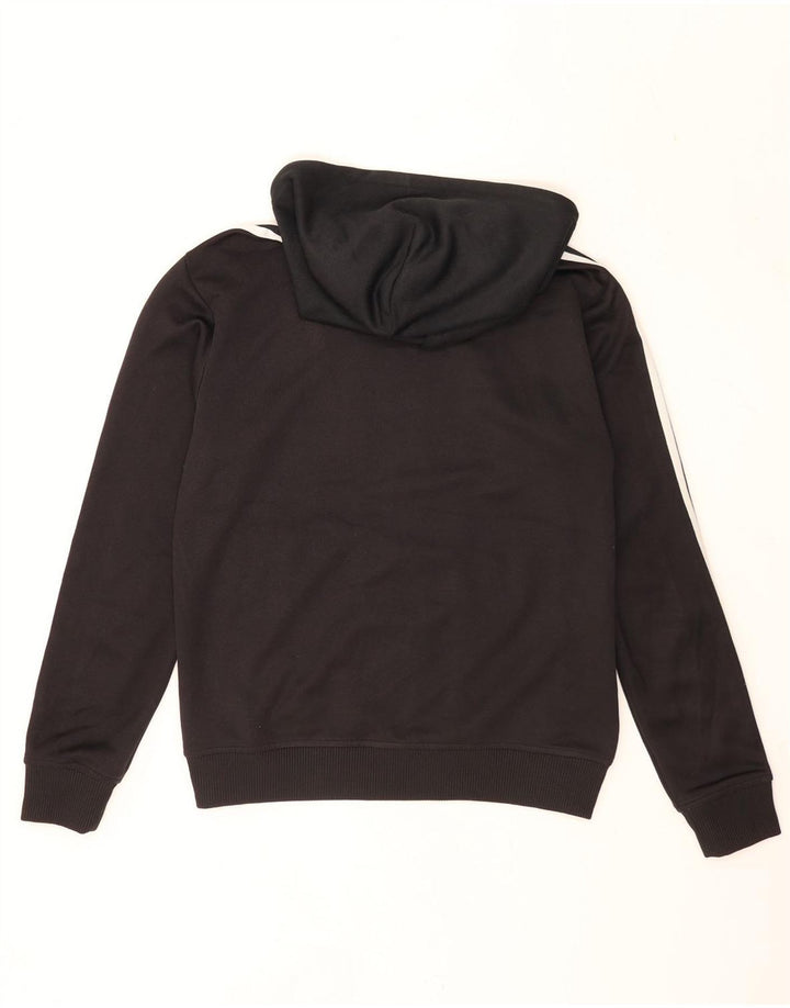 Adidas Mens Zip Hoodie Sweater Small Black Polyester