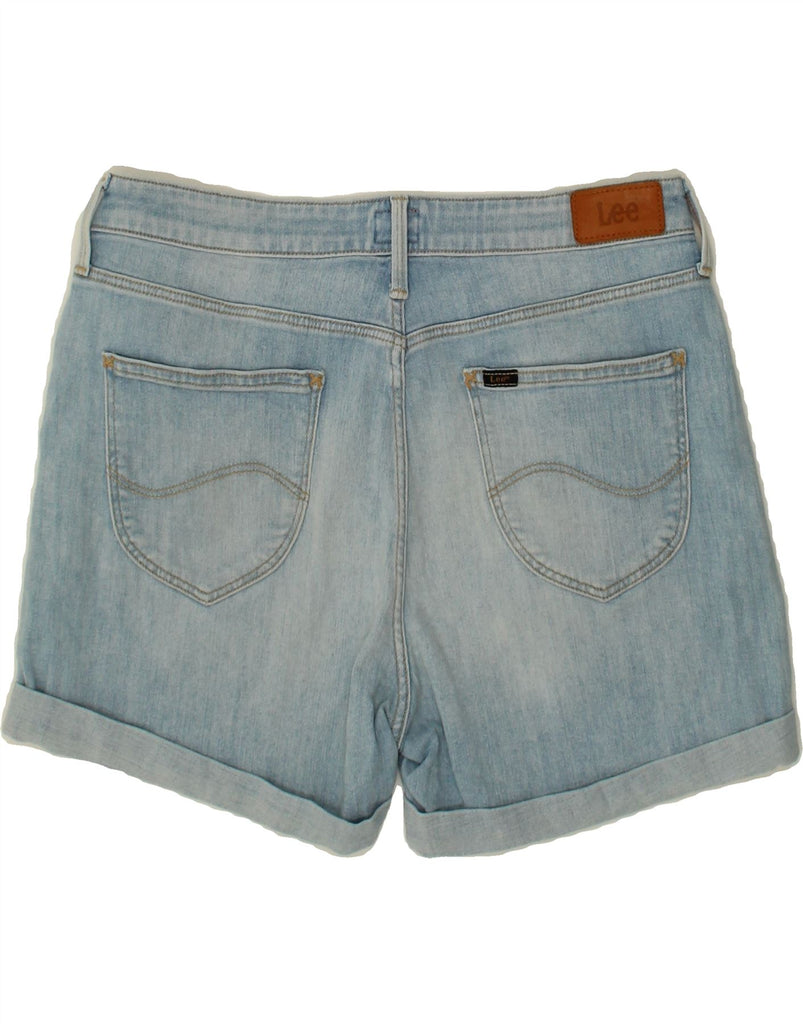 LEE Womens Mom Denim Shorts W29 Medium Blue Cotton Vintage Lee and Second-Hand Lee from Messina Hembry 