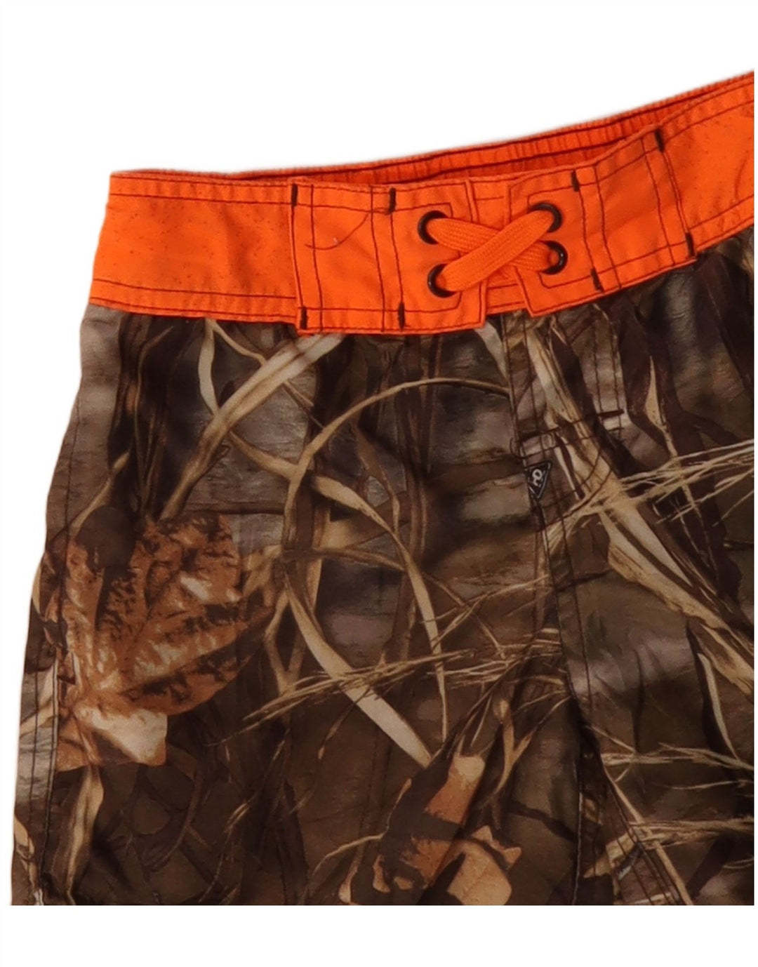 VINTAGE Boys Swimming Shorts 4-5 Years  Brown Camouflage Polyester