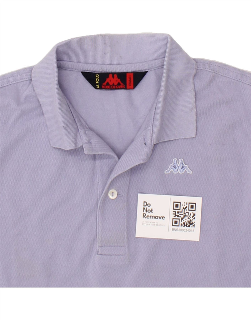 KAPPA Mens Polo Shirt XS Purple Cotton Vintage Kappa and Second-Hand Kappa from Messina Hembry 
