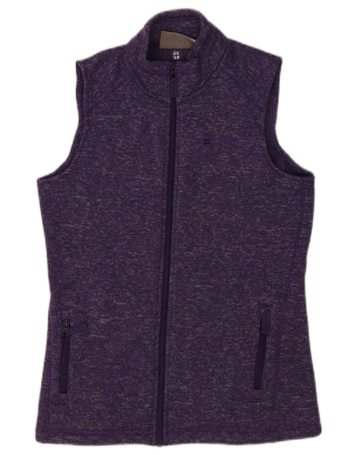 Mountain Warehouse Womens Tracksuit Top Jacket UK 10 Small Purple Flecked