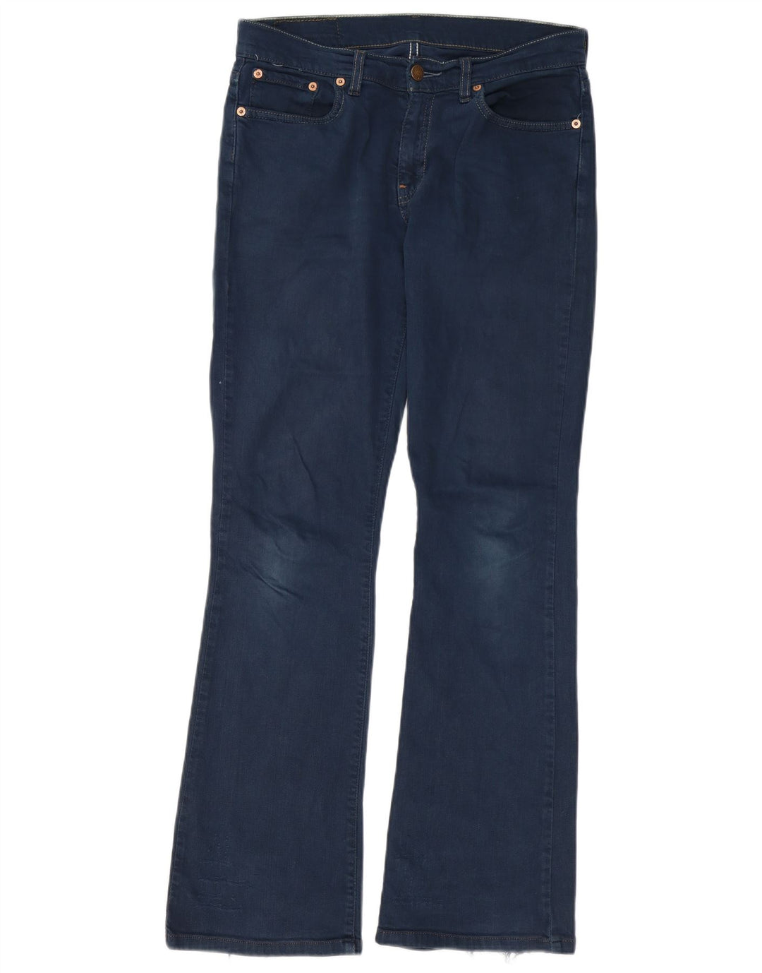 LEVI'S Womens Bootcut Jeans W30 L32 Navy Blue Cotton