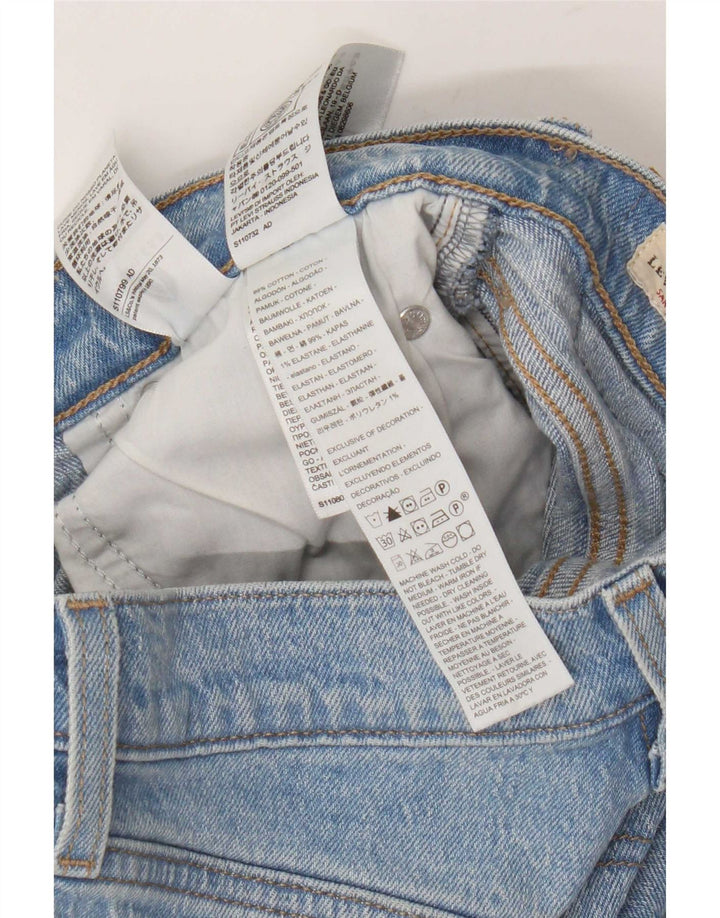 Levi's Womens High Rise Flared Jeans W26 L32 Blue Cotton