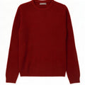 Marks & Spencer Mens Crew Neck Jumper Sweater Medium Burgundy Acrylic