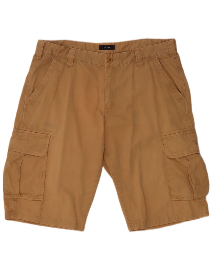 Gant Mens Cargo Shorts W36 Large Beige Cotton