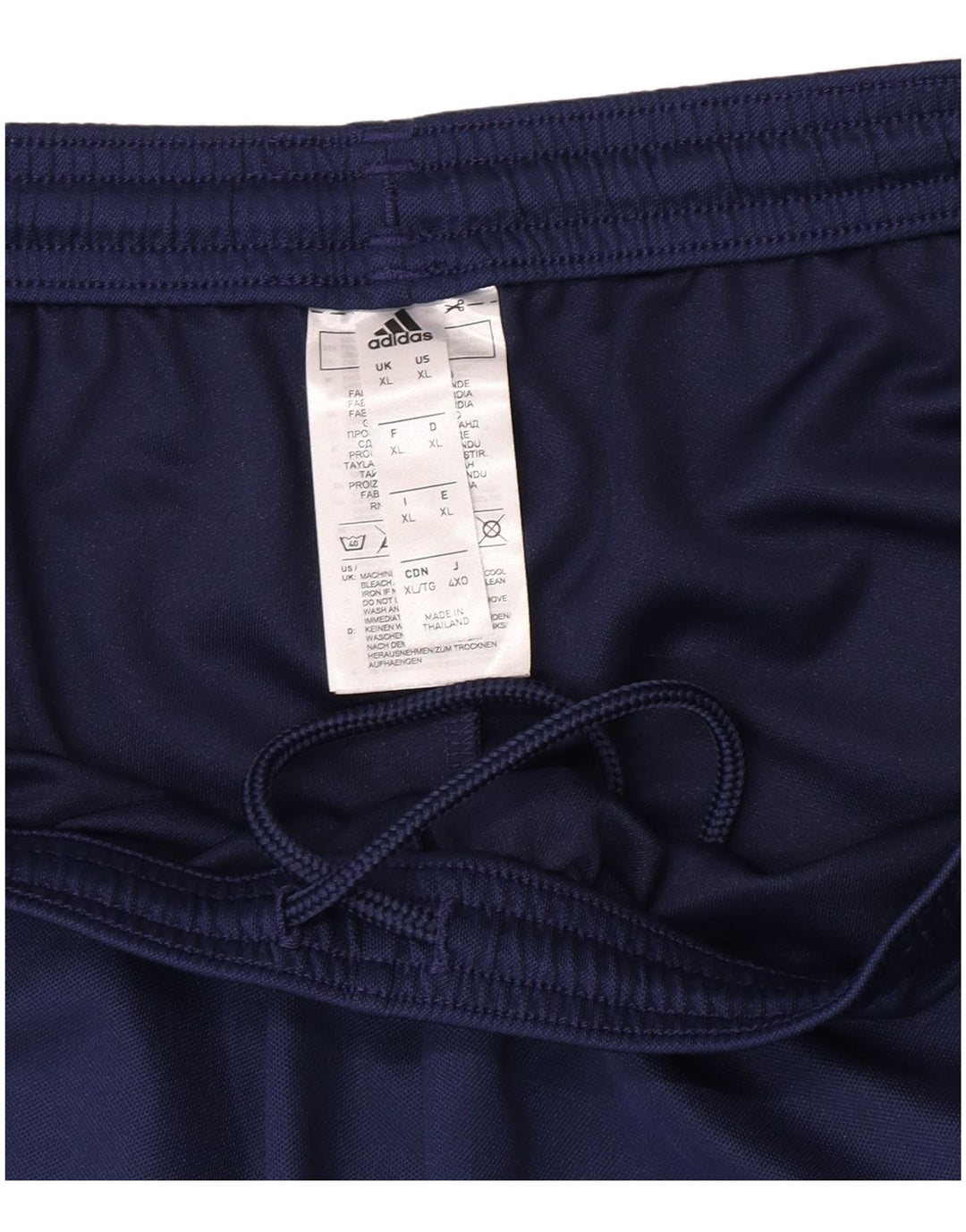 Adidas Mens Aeroready Sport Shorts XL Navy Blue Polyester