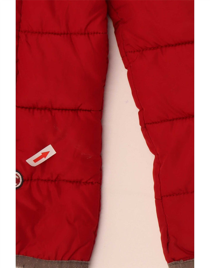 Colmar Boys Hooded Padded Jacket 15-16 Years 2XL Red Polyester