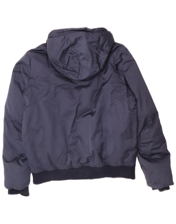 G-Star Mens Hooded Padded Jacket UK 42 XL Navy Blue Polyamide