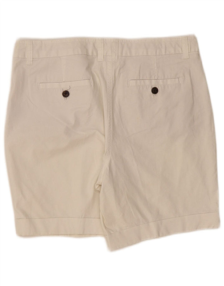 Boden Womens Chino Shorts UK 14 Large W36  White Cotton
