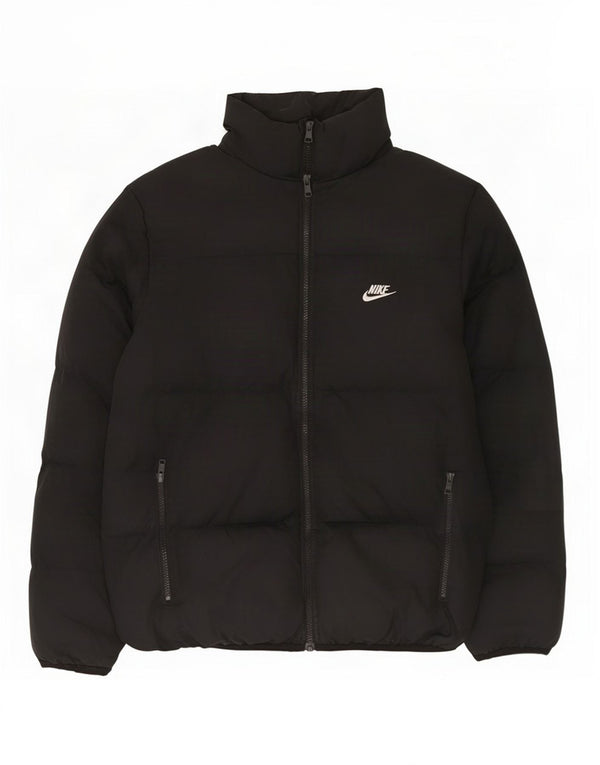 Nike Mens Loose Fit Padded Jacket UK 34 XS Black Polyester