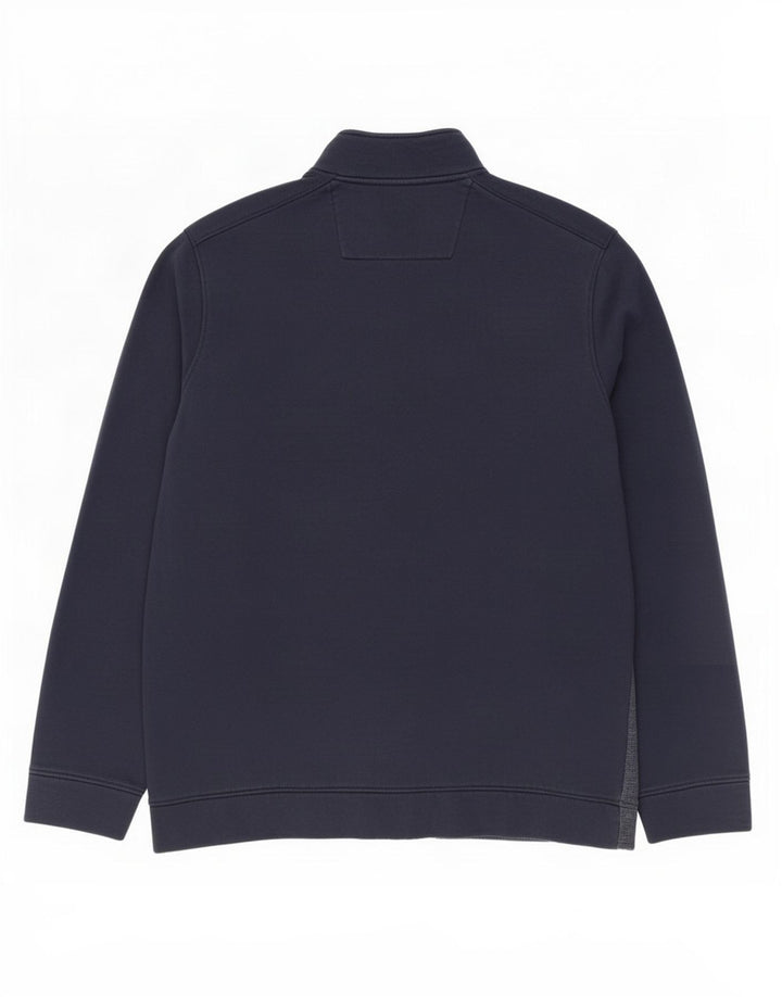 Calvin Klein Mens Tracksuit Top Jacket Large Navy Blue Cotton