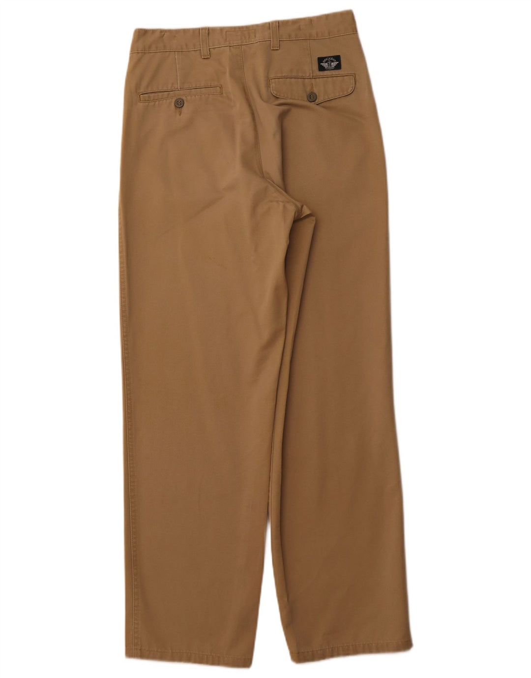 DOCKERS Mens Khakis Pegged Chino Trousers W30 L32 Beige Cotton
