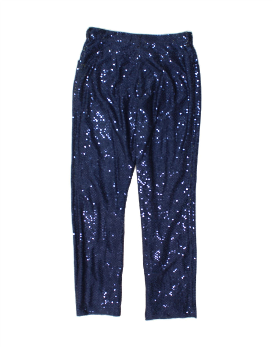 ARMANI Womens Straight Casual Trousers W30 L29 Navy Blue Polyamide Vintage Armani and Second-Hand Armani from Messina Hembry 