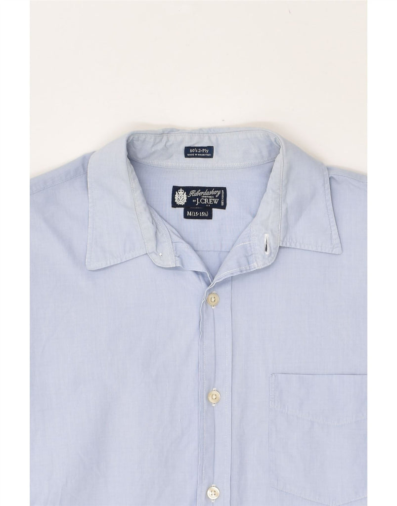 J. CREW Mens 80'S Two Ply Shirt Size 15-15 1/2 Medium Blue Cotton | Vintage J. Crew | Thrift | Second-Hand J. Crew | Used Clothing | Messina Hembry 