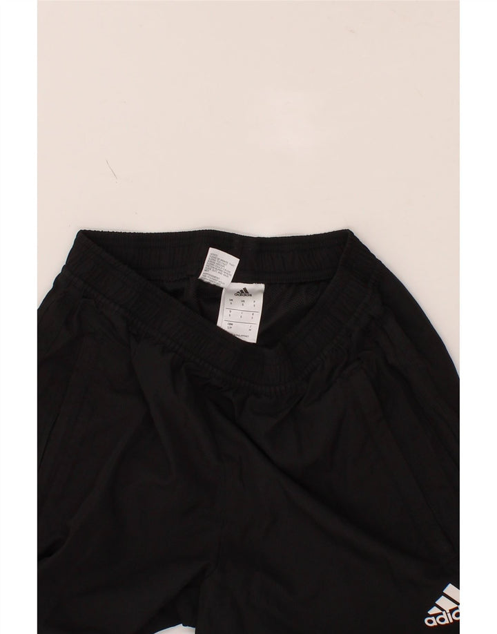 ADIDAS Womens Climalite Tracksuit Trousers UK 8 Small Black Polyester Vintage Adidas and Second-Hand Adidas from Messina Hembry 