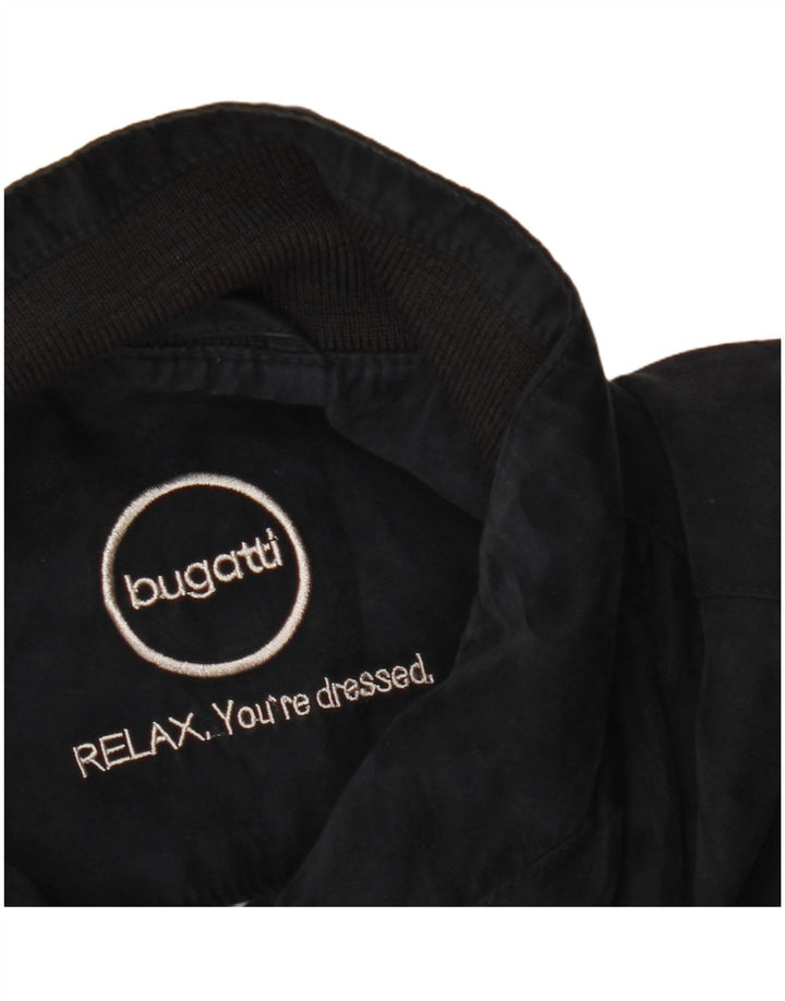 Bugatti Mens Bomber Jacket UK 42 XL Navy Blue