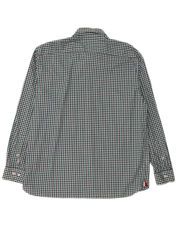 Tommy Hilfiger Mens Regular Fit Shirt 2XL Multicoloured Gingham Cotton