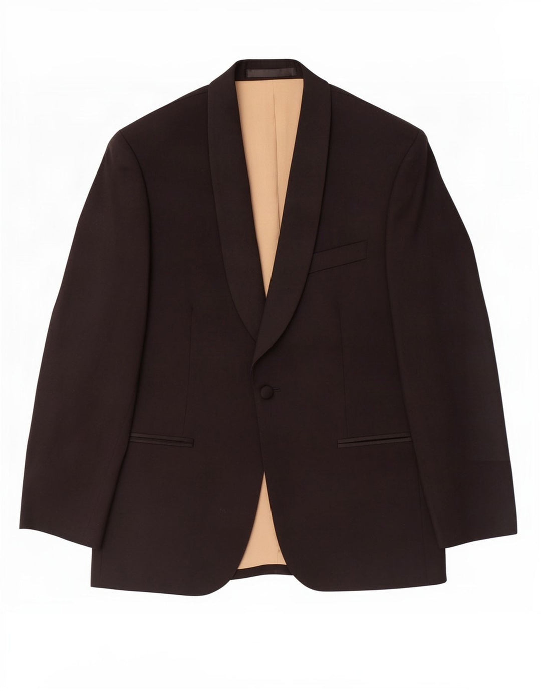 Marks & Spencer Mens 1 Button Blazer Jacket UK 38 Medium Black Wool