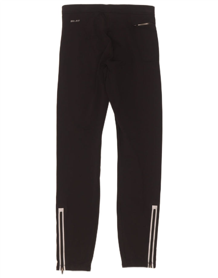 Nike Womens Dri Fit Leggings UK 12 Medium Black Nylon