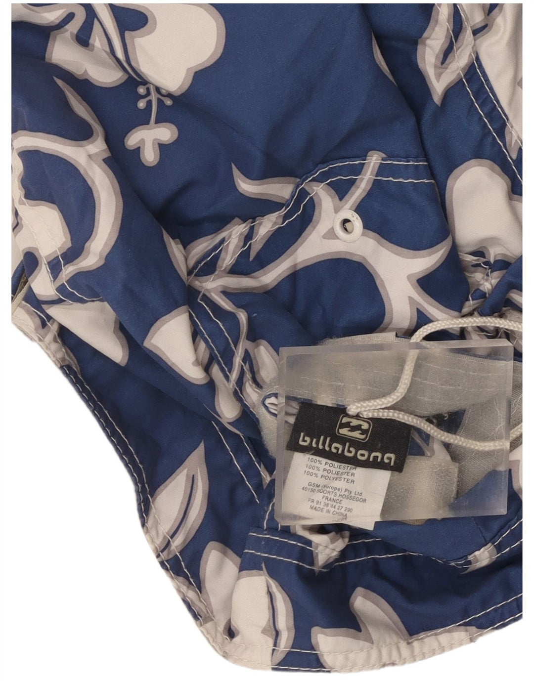 Billabong Mens Reversible Swimming Shorts Small  Grey Floral Polyester