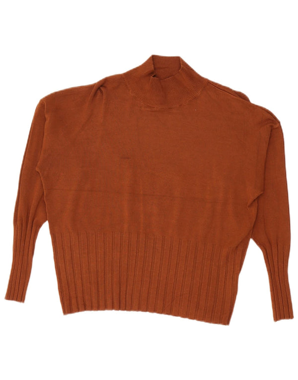Marks & Spencer Womens Turtle Neck Jumper Sweater UK 18 XL Burgundy Viscose
