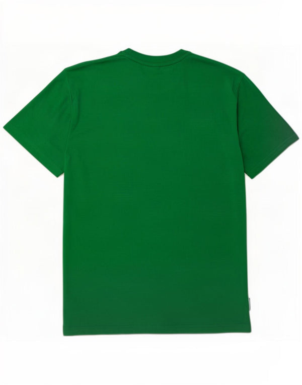 Champion Mens Graphic T-Shirt Top Large Green Cotton