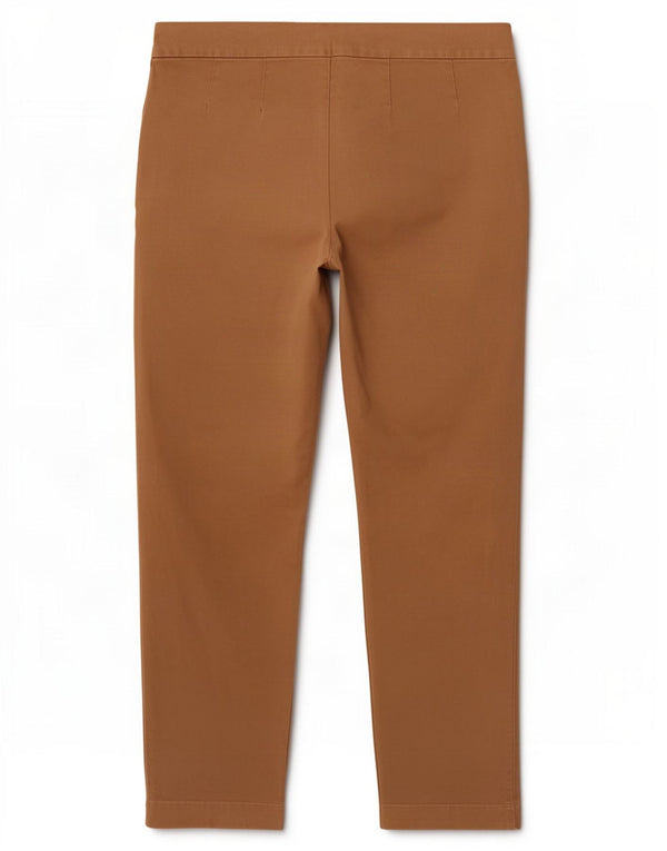 Boden Womens Cropped Trousers UK 10 Small W30 L25 Beige Cotton