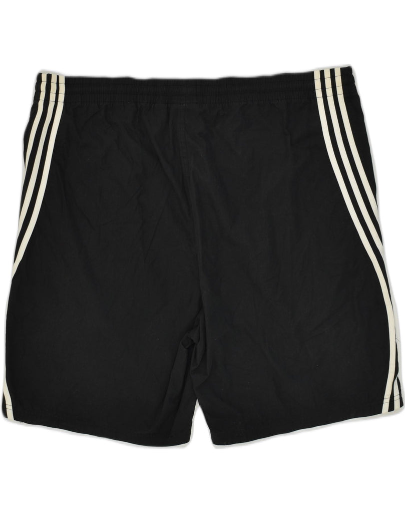 ADIDAS Mens Sport Shorts XL Black Polyester | Vintage Adidas | Thrift | Second-Hand Adidas | Used Clothing | Messina Hembry 