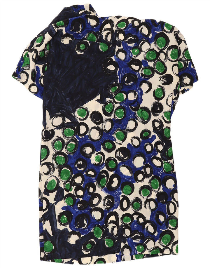 Marina Rinaldi Womens Shift Dress Size 25 Large Multicoloured Geometric