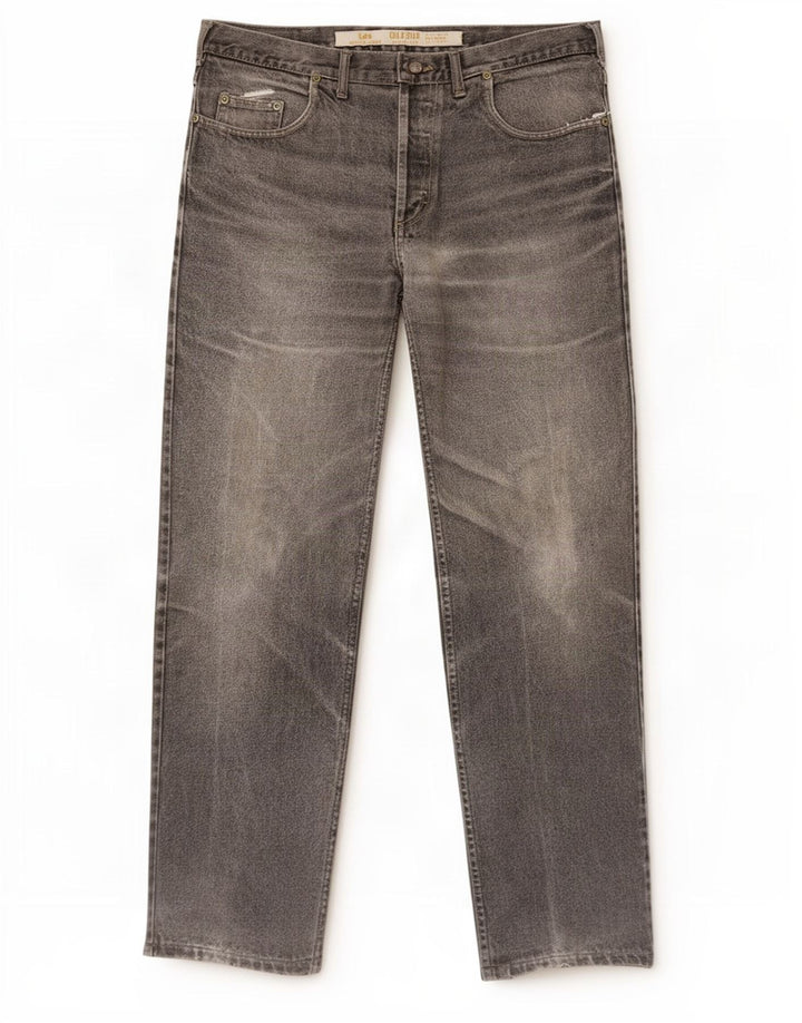 Lee Mens Loose Jeans W36 L32 Grey Cotton
