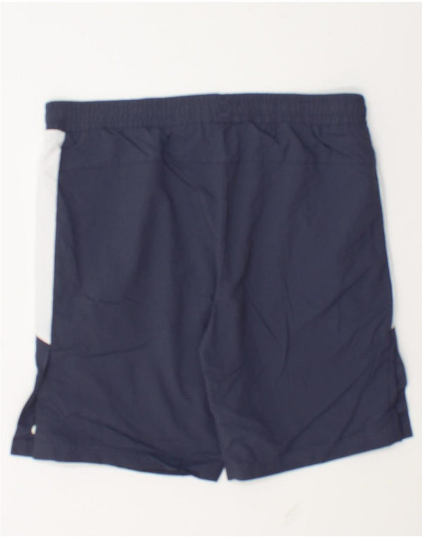 Reebok Mens Sport Shorts Medium  Navy Blue Colourblock Nylon