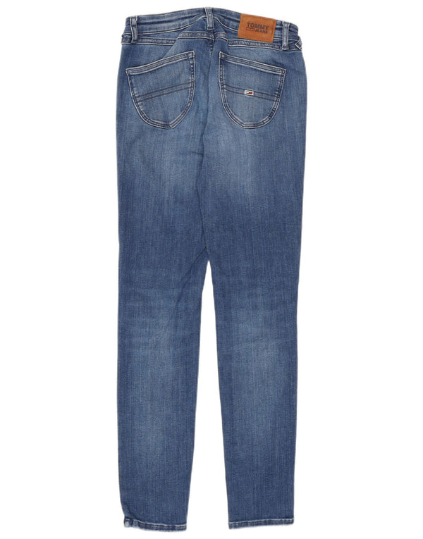 Tommy Hilfiger Womens Sophie Low Waist Skinny Jeans W26 L30 Blue Cotton