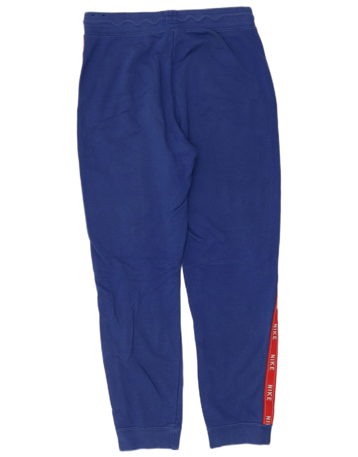 Nike Mens Graphic Tracksuit Trousers Joggers Medium Blue Colourblock