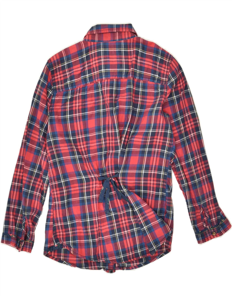 ABERCROMBIE & FITCH Girls Ruffle Front Shirt 13-14 Years XL Red Check | Vintage Abercrombie & Fitch | Thrift | Second-Hand Abercrombie & Fitch | Used Clothing | Messina Hembry 