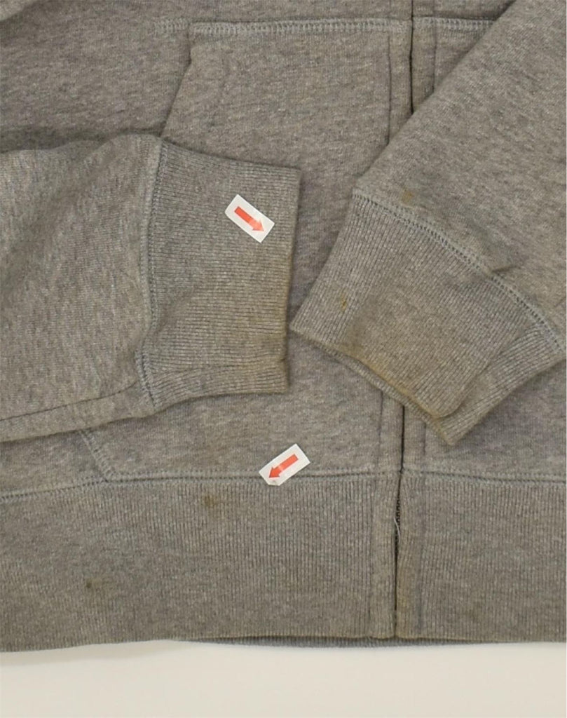 JACK WILLS Mens Graphic Zip Hoodie Sweater Medium Grey Cotton | Vintage Jack Wills | Thrift | Second-Hand Jack Wills | Used Clothing | Messina Hembry 