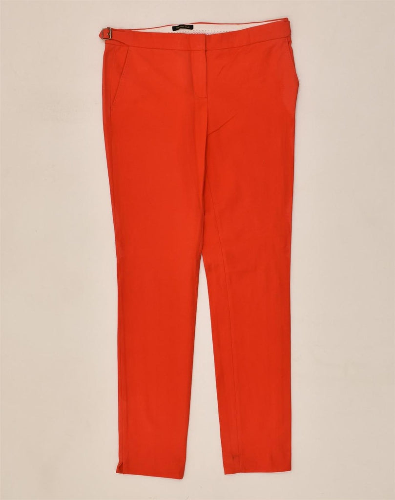 MASSIMO DUTTI Womens Slim Chino Trousers W34 L30 Orange | Vintage Massimo Dutti | Thrift | Second-Hand Massimo Dutti | Used Clothing | Messina Hembry 