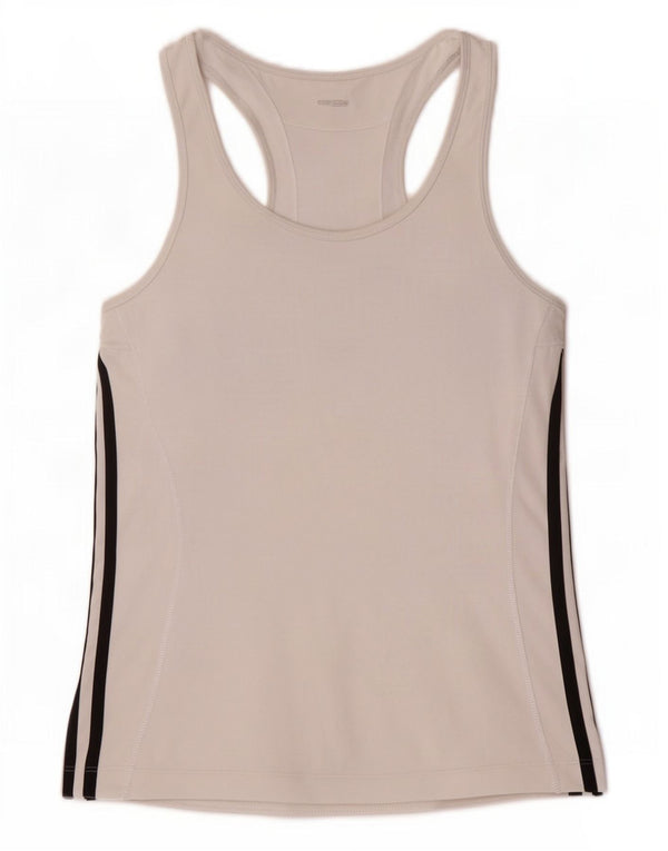 Adidas Womens Climalite Vest Top UK 8 Small White Polyester