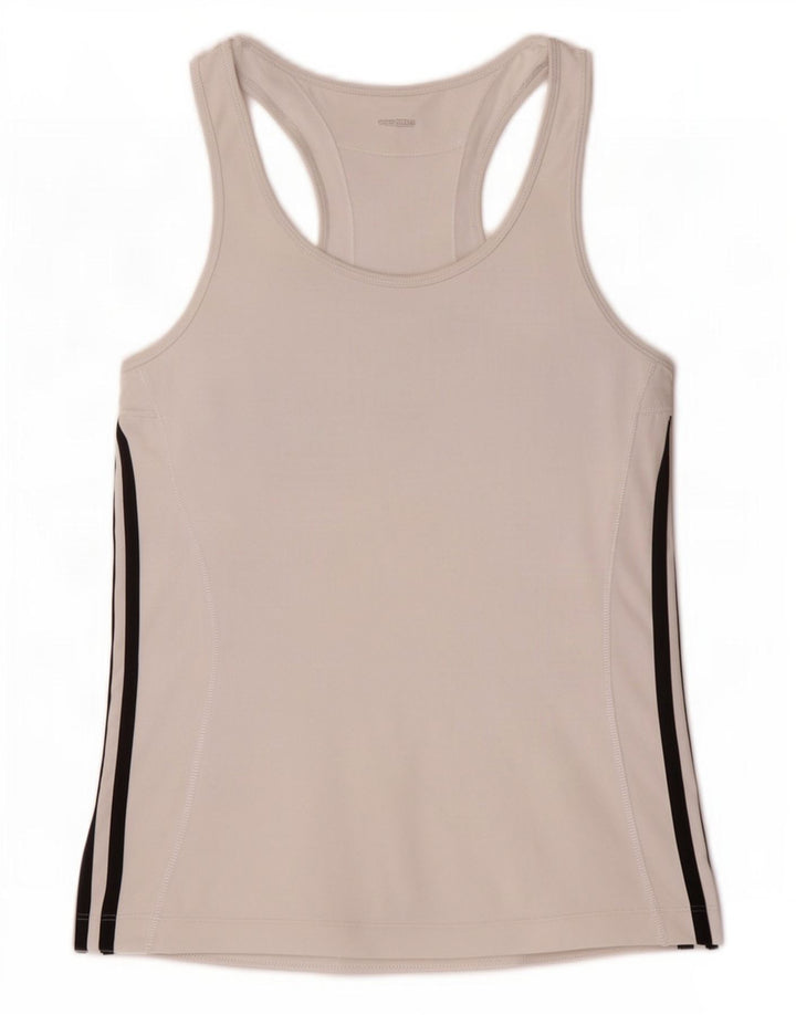 Adidas Womens Climalite Vest Top UK 8 Small White Polyester