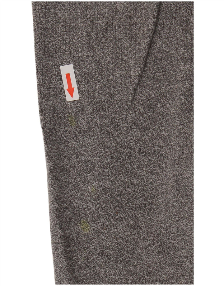 Tommy Hilfiger Mens Hoodie Jumper Medium Grey Flecked Cotton