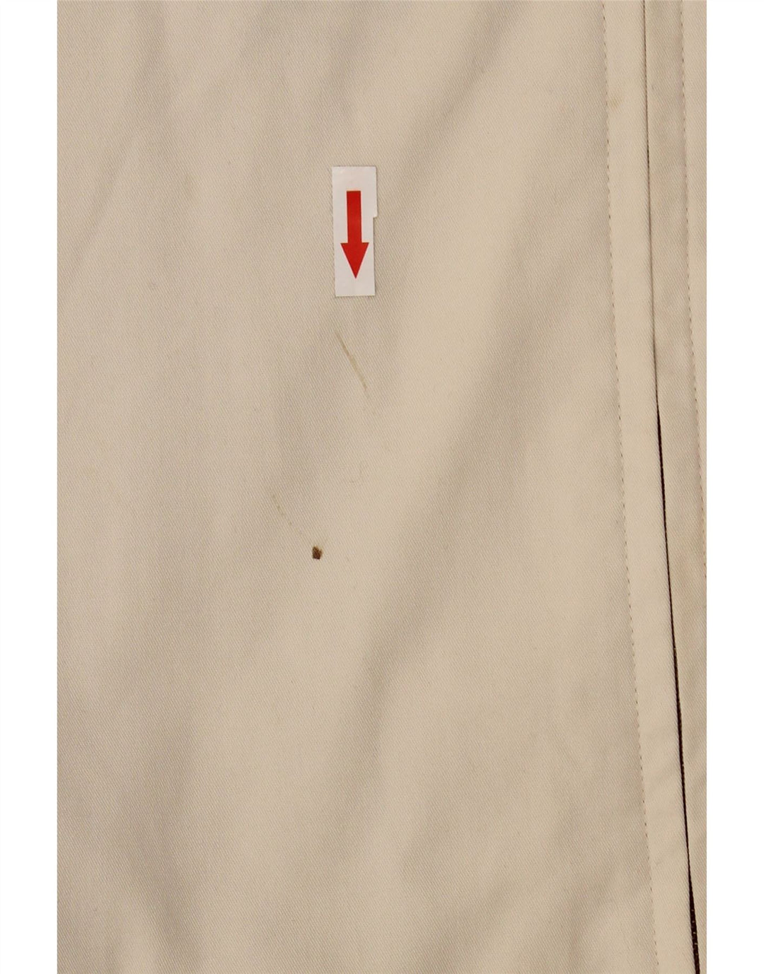 Marks & Spencer Mens Bomber Jacket UK 40 Large Beige Cotton