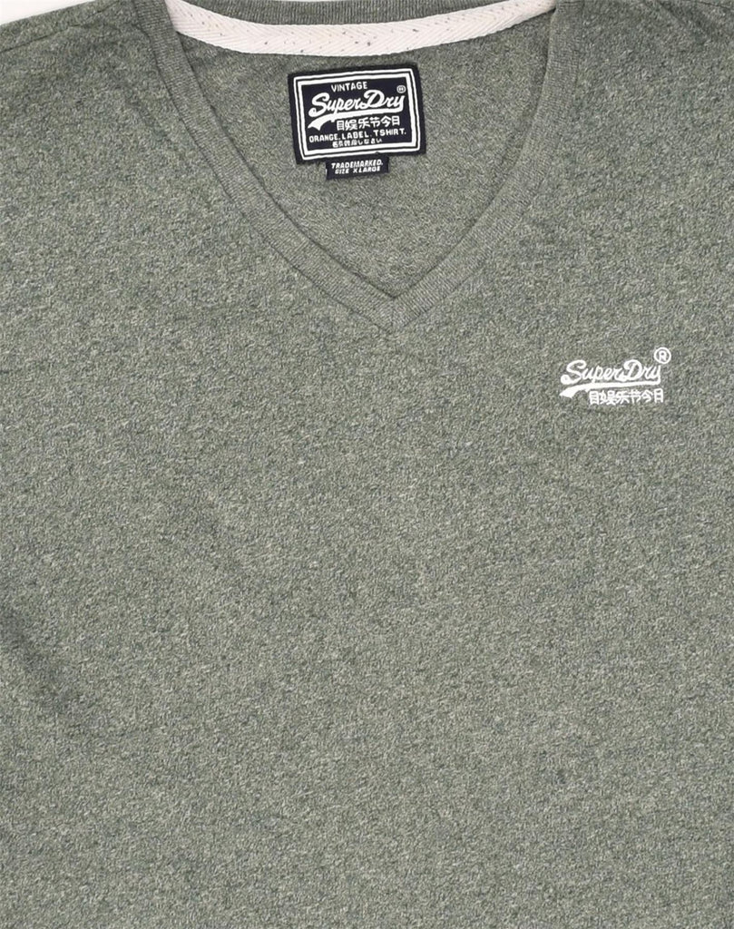 SUPERDRY Mens Vintage T-Shirt Top XL Grey Cotton | Vintage Superdry | Thrift | Second-Hand Superdry | Used Clothing | Messina Hembry 