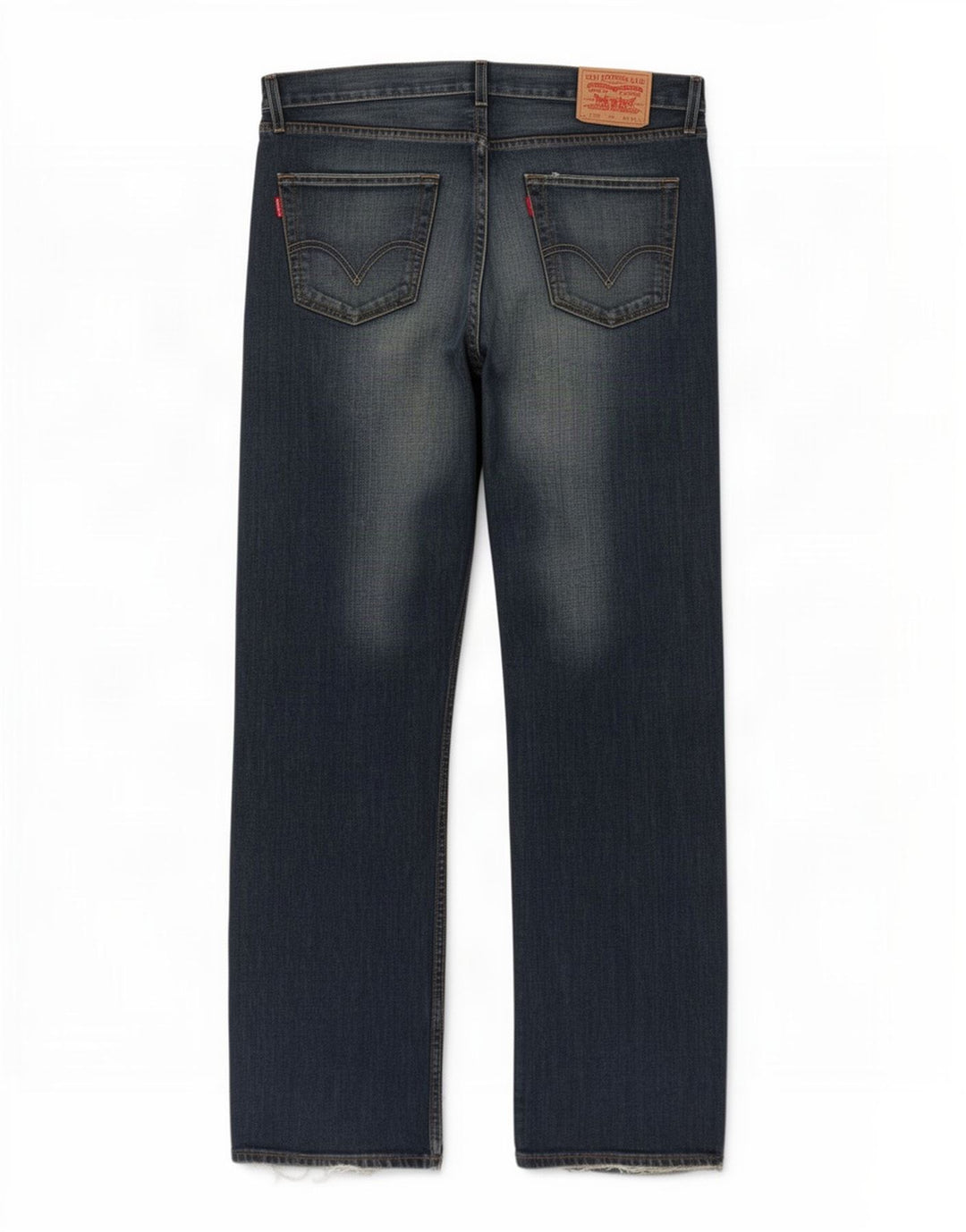 Levi's Womens 508 Straight Jeans W34 L34 Blue Cotton