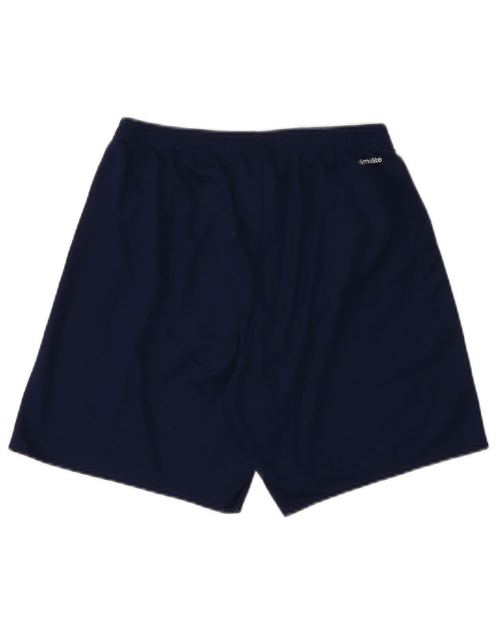 Adidas Mens Climalite Sport Shorts Medium  Navy Blue Polyester