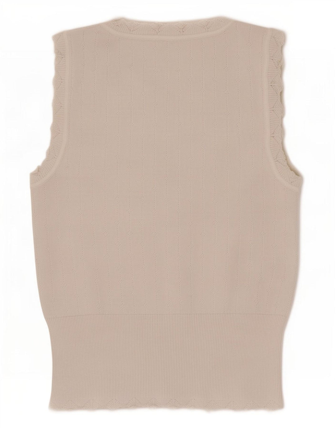 Zara Womens Vest Top UK 12 Medium White Viscose