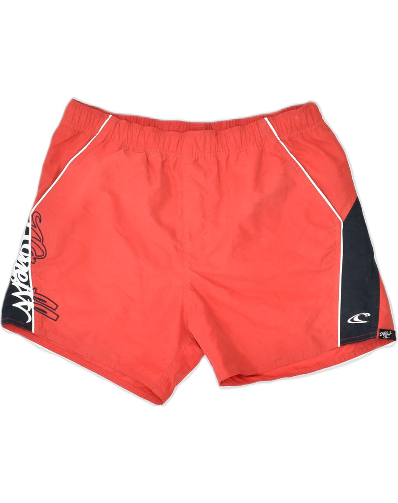 O'NEILL Mens Sport Shorts Medium Red Polyester | Vintage | Thrift | Second-Hand | Used Clothing | Messina Hembry 