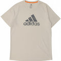 ADIDAS Mens Climalite Graphic T-Shirt Top Large White Polyester Vintage Adidas and Second-Hand Adidas from Messina Hembry 