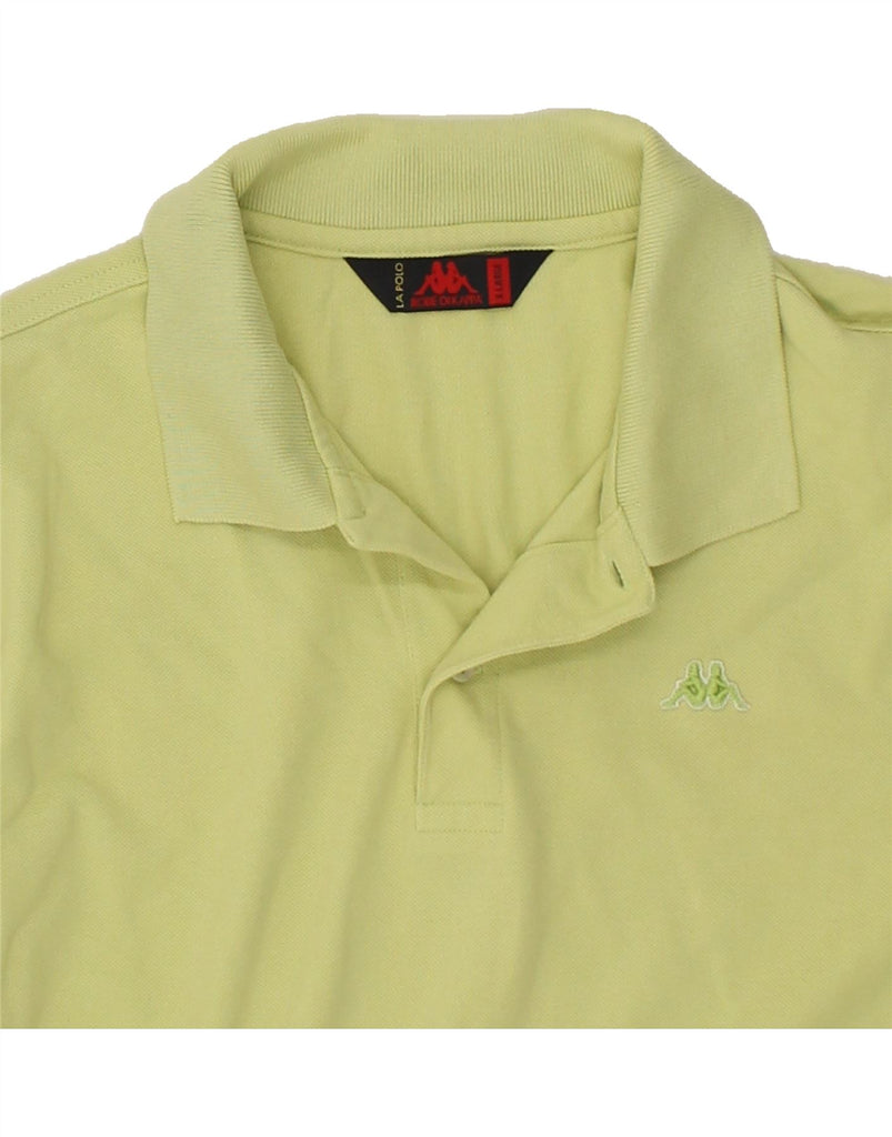 KAPPA Mens Polo Shirt XL Green Cotton Vintage Kappa and Second-Hand Kappa from Messina Hembry 