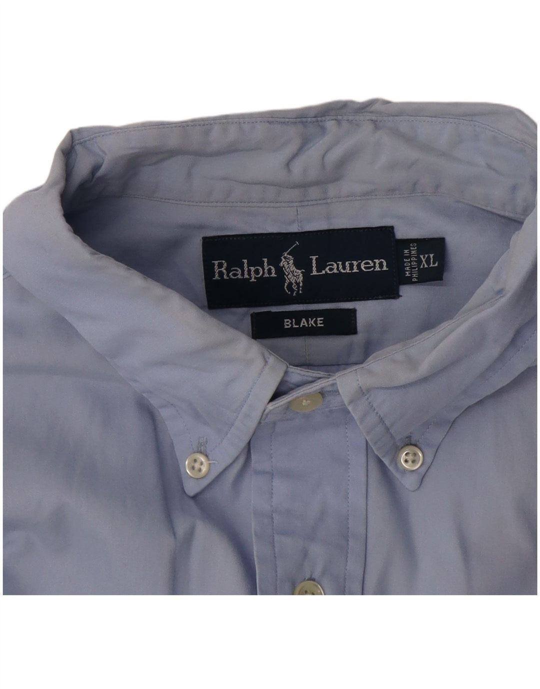 Ralph Lauren Mens Blake Short Sleeve Shirt XL Blue