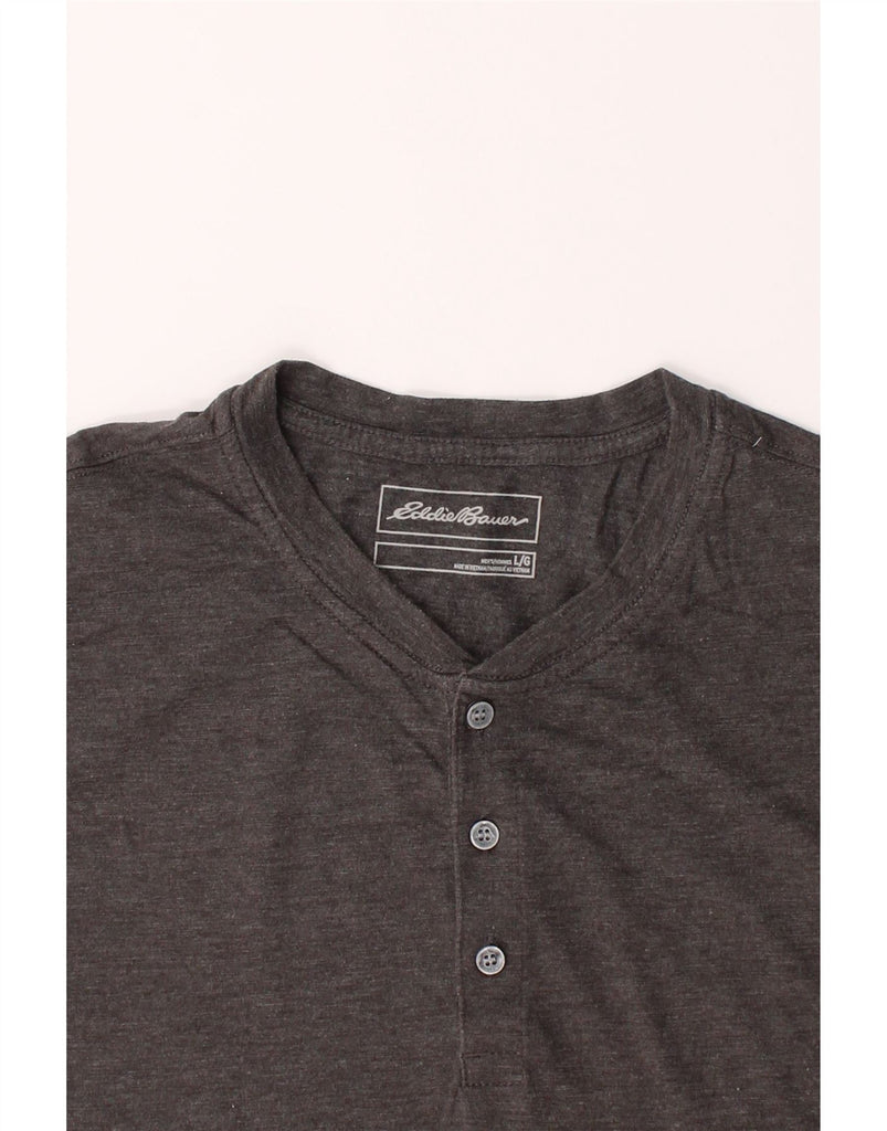 EDDIE BAUER Mens T-Shirt Top Large Grey Cotton Vintage Eddie Bauer and Second-Hand Eddie Bauer from Messina Hembry 
